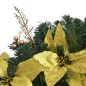 vidaXL Ghirlanda di Natale con Lucine LED Verde 60 cm in PVC vidaXL Ghirlanda di Natale con Lucine LED Verde 60 cm in PVC