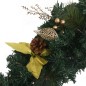 vidaXL Ghirlanda di Natale con Lucine LED Verde 60 cm in PVC vidaXL Ghirlanda di Natale con Lucine LED Verde 60 cm in PVC