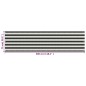 vidaXL Paravento da Balcone HDPE 75x300 cm Antracite e Bianco vidaXL Paravento da Balcone HDPE 75x300 cm Antracite e Bianco