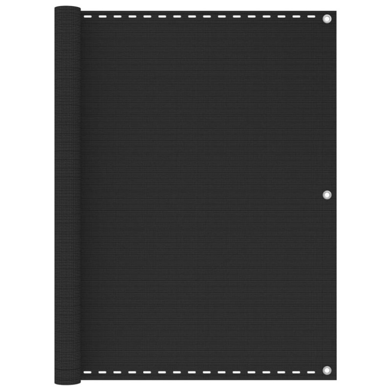 vidaXL Schermo Frangivista per Balcone Antracite 120x600 cm in HDPE vidaXL Schermo Frangivista per Balcone Antracite 120x600 cm in HDPE