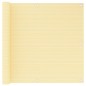 vidaXL Schermo Frangivista per Balcone Beige 90x500 cm in HDPE vidaXL Schermo Frangivista per Balcone Beige 90x500 cm in HDPE