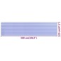 vidaXL Paravento da Balcone Blu e Bianco 120x500 cm in HDP vidaXL Paravento da Balcone Blu e Bianco 120x500 cm in HDP