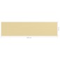 vidaXL Schermo Frangivista per Balconi Beige 75x300 cm in HDPE vidaXL Schermo Frangivista per Balconi Beige 75x300 cm in HDPE