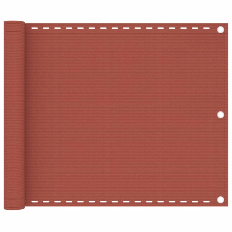 vidaXL Paravento da Balcone Terracotta 75x500 cm in HDPE vidaXL Paravento da Balcone Terracotta 75x500 cm in HDPE