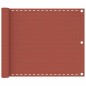 vidaXL Paravento da Balcone Terracotta 75x500 cm in HDPE vidaXL Paravento da Balcone Terracotta 75x500 cm in HDPE