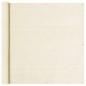 vidaXL Schermo Frangivista per Balcone Crema 120x600 cm in HDPE