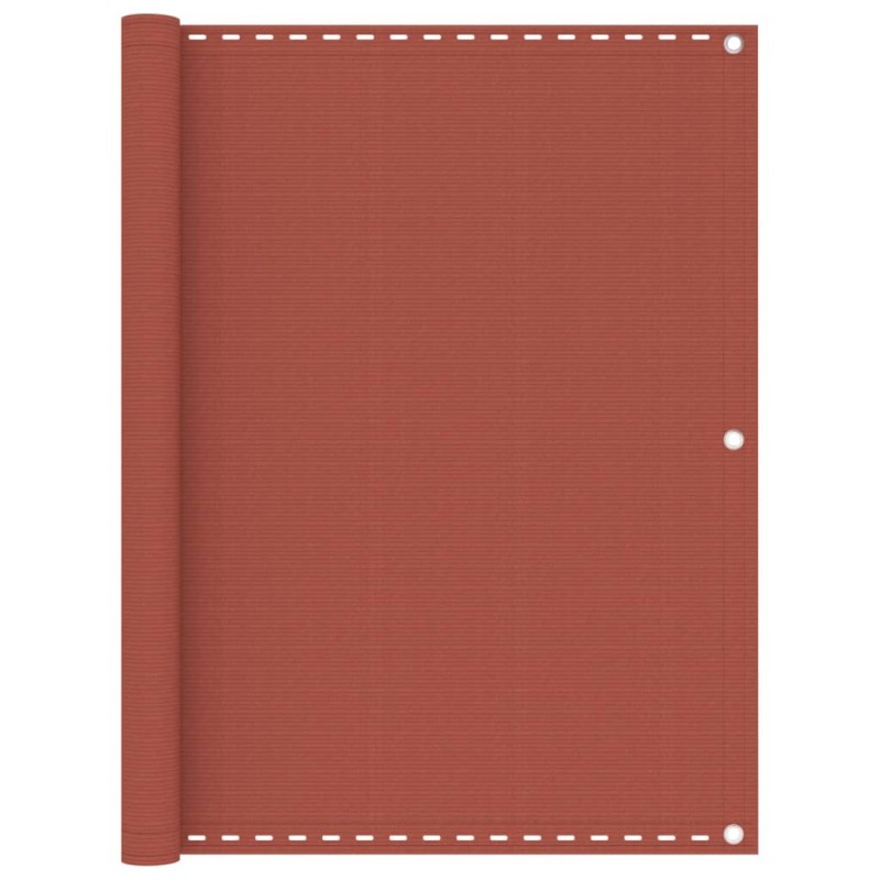 vidaXL Paravento da Balcone Terracotta 120x600 cm in HDPE vidaXL Paravento da Balcone Terracotta 120x600 cm in HDPE