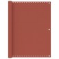 vidaXL Paravento da Balcone Terracotta 120x600 cm in HDPE vidaXL Paravento da Balcone Terracotta 120x600 cm in HDPE