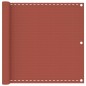 vidaXL Paravento da Balcone Terracotta 90x600 cm in HDPE vidaXL Paravento da Balcone Terracotta 90x600 cm in HDPE
