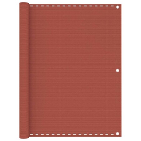 vidaXL Schermo Frangivista per Balcone Terracotta 120x300 cm in HDPE