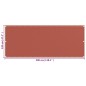 vidaXL Schermo Frangivista per Balcone Terracotta 120x300 cm in HDPE vidaXL Schermo Frangivista per Balcone Terracotta 120x300 cm in HDPE