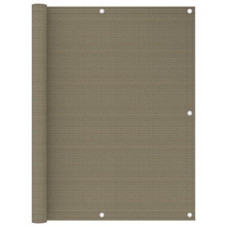 vidaXL Schermo Frangivista per Balcone Grigio Talpa 120x300 cm in HDPE