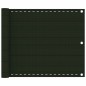 vidaXL Schermo Frangivista per Balcone Verde Scuro 75x500 cm in HDPE vidaXL Schermo Frangivista per Balcone Verde Scuro 75x500 cm in HDPE