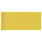 vidaXL Schermo Frangivista per Balcone Giallo 75x500 cm in HDPE vidaXL Schermo Frangivista per Balcone Giallo 75x500 cm in HDPE