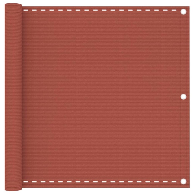 vidaXL Paravento da Balcone Terracotta 90x500 cm in HDPE vidaXL Paravento da Balcone Terracotta 90x500 cm in HDPE