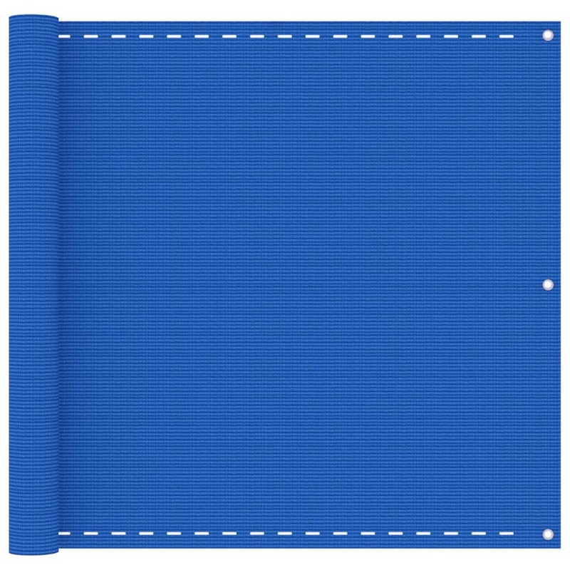 vidaXL Paravento da Balcone Blu 90x600 cm in HDPE vidaXL Paravento da Balcone Blu 90x600 cm in HDPE