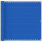 vidaXL Paravento da Balcone Blu 90x600 cm in HDPE vidaXL Paravento da Balcone Blu 90x600 cm in HDPE