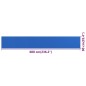 vidaXL Paravento da Balcone Blu 90x600 cm in HDPE vidaXL Paravento da Balcone Blu 90x600 cm in HDPE