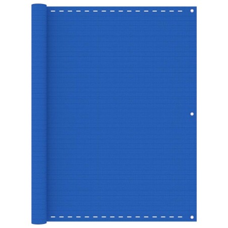 vidaXL Paravento da Balcone Blu 120x300 cm in HDPE