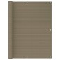vidaXL Paravento da Balcone Grigio Talpa 120x500 cm in HDPE vidaXL Paravento da Balcone Grigio Talpa 120x500 cm in HDPE