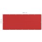 vidaXL Paravento da Balcone Rosso 120x300 cm in HDPE vidaXL Paravento da Balcone Rosso 120x300 cm in HDPE