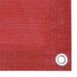 vidaXL Schermo Frangivista per Balcone Rosso 90x500 cm in HDPE