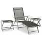 vidaXL Set Divani da Giardino 3 pz in Textilene e Alluminio Argento vidaXL Set Divani da Giardino 3 pz in Textilene e Alluminio Argento