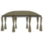 vidaXL Gazebo con Tende 520x349x255 cm Grigio Talpa 180 g/m² vidaXL Gazebo con Tende 520x349x255 cm Grigio Talpa 180 g/m²