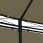vidaXL Gazebo con Tende 520x349x255 cm Grigio Talpa 180 g/m² vidaXL Gazebo con Tende 520x349x255 cm Grigio Talpa 180 g/m²