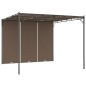 vidaXL Gazebo da Giardino con Tenda Laterale 3x3x2,25 m Talpa vidaXL Gazebo da Giardino con Tenda Laterale 3x3x2,25 m Talpa