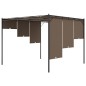 vidaXL Gazebo da Giardino con Tenda Laterale 3x3x2,25 m Talpa vidaXL Gazebo da Giardino con Tenda Laterale 3x3x2,25 m Talpa