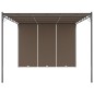 vidaXL Gazebo da Giardino con Tenda Laterale 4x3x2,25 m Talpa