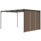 vidaXL Gazebo da Giardino con Tenda Laterale 4x3x2,25 m Talpa