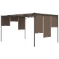 vidaXL Gazebo da Giardino con Tenda Laterale 4x3x2,25 m Talpa