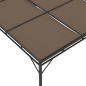 vidaXL Gazebo da Giardino con Tenda Laterale 4x3x2,25 m Talpa