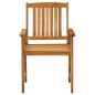 vidaXL Sedie da Giardino 4 pz in Legno Massello di Acacia vidaXL Sedie da Giardino 4 pz in Legno Massello di Acacia