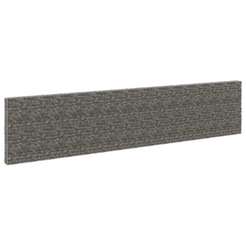 vidaXL Gabbione in Acciaio Zincato Coperto 900x30x200 cm vidaXL Gabbione in Acciaio Zincato Coperto 900x30x200 cm