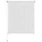vidaXL Tenda a Rullo per Esterni Bianca 60x140 cm in HDPE