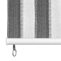 vidaXL Tenda a Rullo per Esterni 60x230 cm a Strisce Antracite Bianco vidaXL Tenda a Rullo per Esterni 60x230 cm a Strisce Antracite Bianco