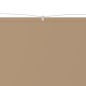 vidaXL Paravento Verticale Tortora 180x600 cm in Tessuto Oxford