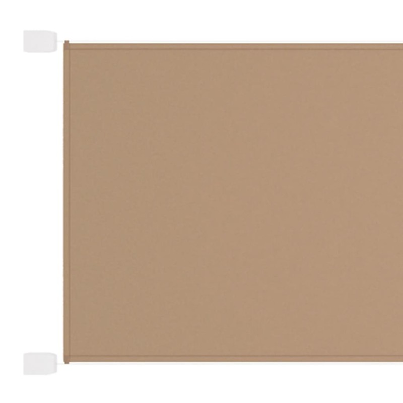 vidaXL Paravento Verticale Tortora 200x270 cm in Tessuto Oxford