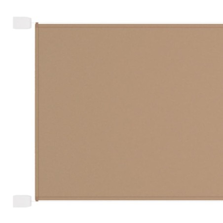 vidaXL Paravento Verticale Tortora 200x270 cm in Tessuto Oxford