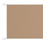 vidaXL Paravento Verticale Tortora 200x270 cm in Tessuto Oxford