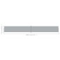 vidaXL Tenda Laterale Retrattile per Patio 170x1200 cm Antracite