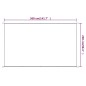vidaXL Paravento Verticale Blu 250x360 cm in Tessuto Oxford
