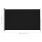 vidaXL Tenda Laterale Retrattile per Patio 180x300 cm Nera vidaXL Tenda Laterale Retrattile per Patio 180x300 cm Nera