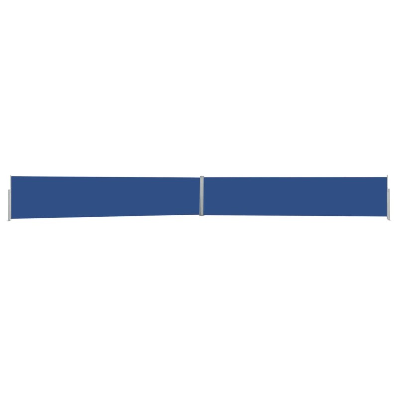 vidaXL Tenda Laterale Retrattile per Patio 140x1200 cm Blu vidaXL Tenda Laterale Retrattile per Patio 140x1200 cm Blu