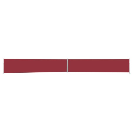 vidaXL Tenda Laterale Retrattile per Patio 170x1200 cm Rossa