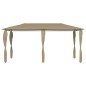 vidaXL Gazebo con Montanti Rivestiti 3x6x2,6 m Talpa 160 g/m² vidaXL Gazebo con Montanti Rivestiti 3x6x2,6 m Talpa 160 g/m²