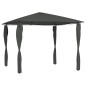 vidaXL Gazebo con Montanti Rivestiti 3x3x2,6 m Antracite 160 g/m² vidaXL Gazebo con Montanti Rivestiti 3x3x2,6 m Antracite 160 g/m²